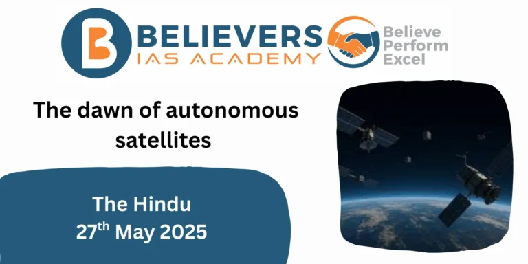 The dawn of autonomous satellites