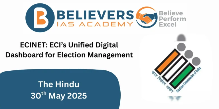 ECINET: ECI’s Unified Digital Dashboard for Election Management