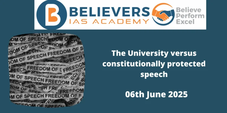The University versus Constitutionally protected speech
