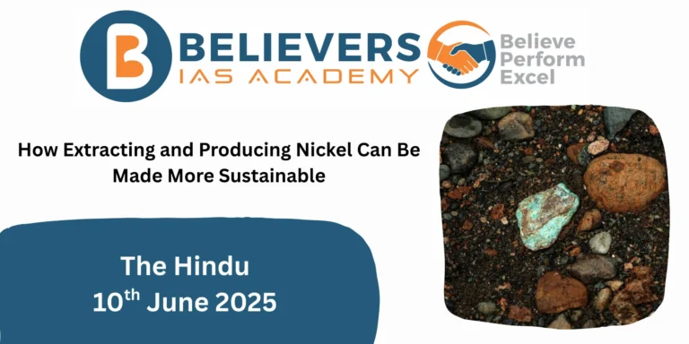 How Extracting and Producing Nickel Can Be Made More Sustainable