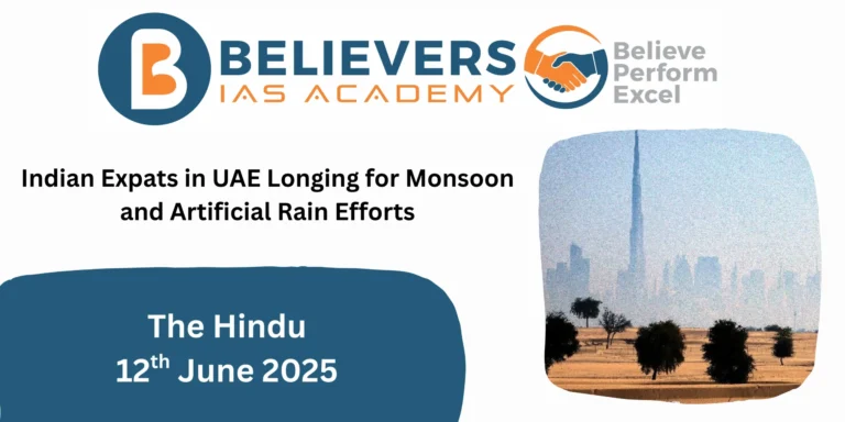 Indian Expats in UAE Longing for Monsoon and Artificial Rain Efforts