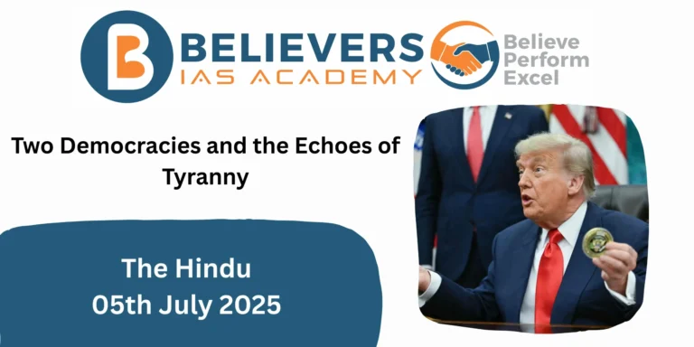 Two Democracies and the Echoes of Tyranny