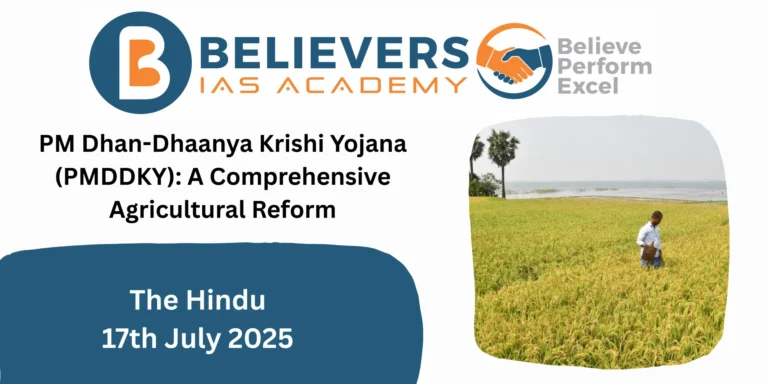 PM Dhan-Dhaanya Krishi Yojana (PMDDKY)