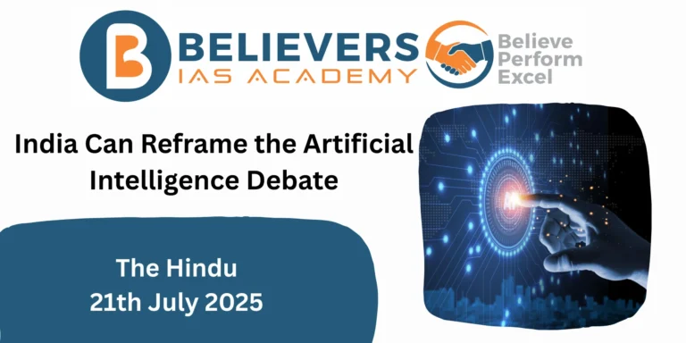 India Can Reframe the Artificial Intelligence Debate