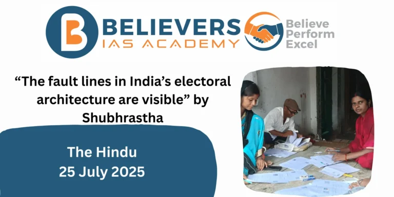 The fault lines in India’s electoral architecture are visible