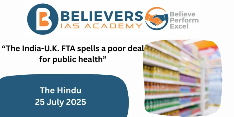 “The India-U.K. FTA spells a poor deal for public health”