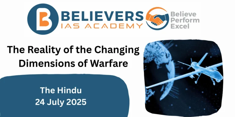 “The Reality of the Changing Dimensions of Warfare”
