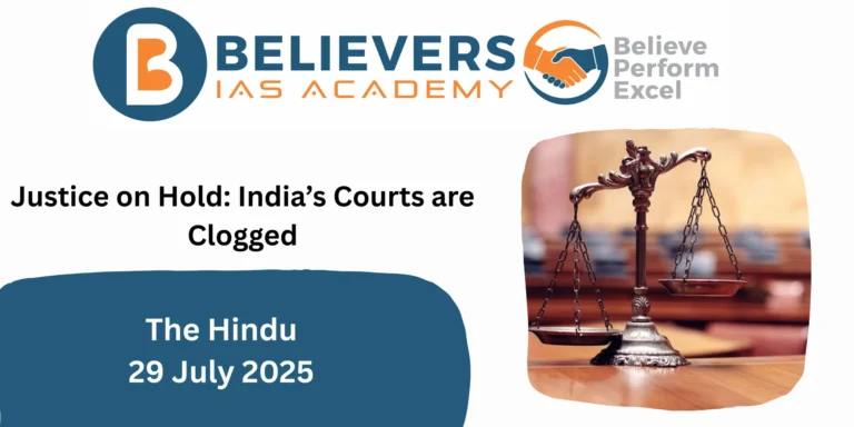 Justice on Hold: India’s Courts are Clogged