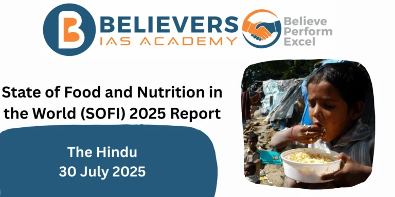State of Food and Nutrition in the World (SOFI) 2025 Report