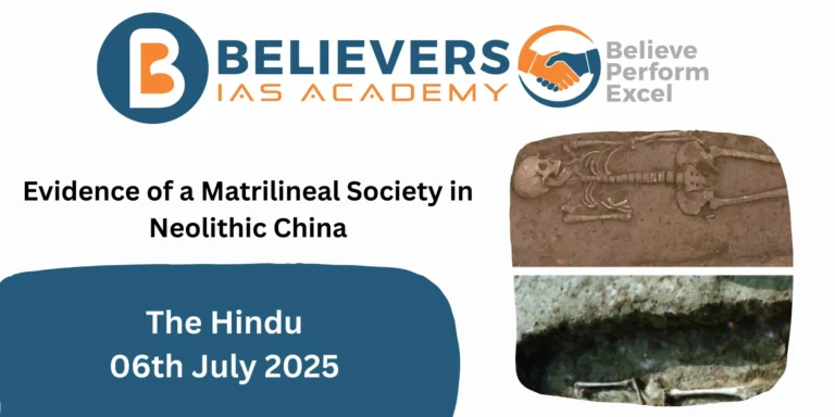Evidence of a Matrilineal Society in Neolithic China