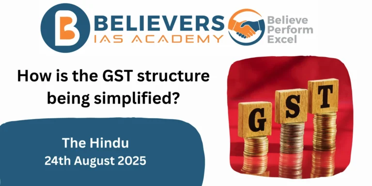 How is the GST structure being simplified?