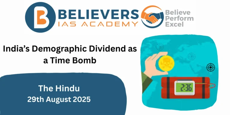 India’s Demographic Dividend as a Time Bomb