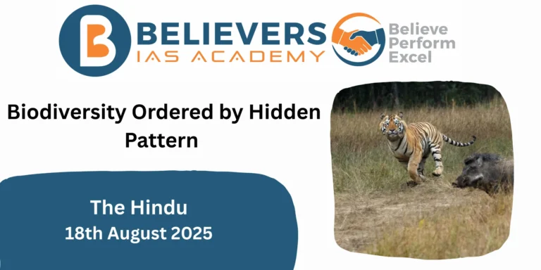 Biodiversity Ordered by Hidden Pattern 