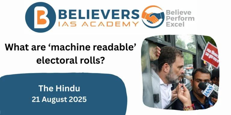 What are ‘machine readable’ electoral rolls?