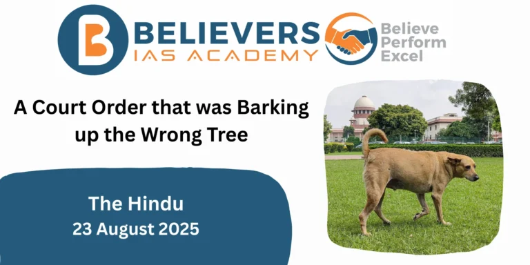 A Court Order that was Barking up the Wrong Tree