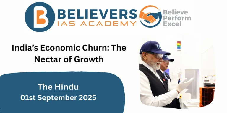 India’s Economic Churn: The Nectar of Growth