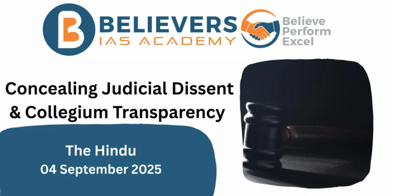 Concealing Judicial Dissent & Collegium Transparency 