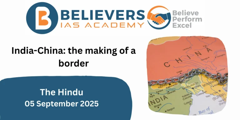 India-China: the making of a border