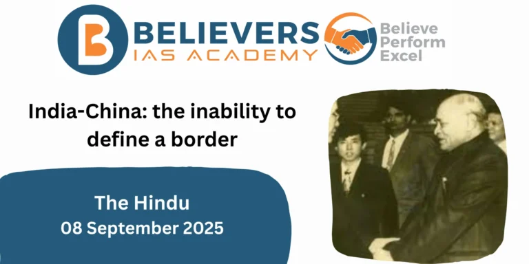 India-China: the inability to define a border