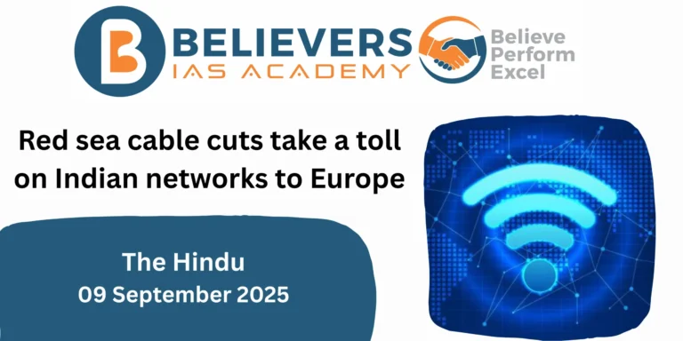 Red sea cable cuts take a toll on Indian networks to Europe
