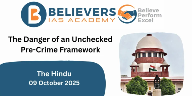 The Danger of an Unchecked Pre-Crime Framework