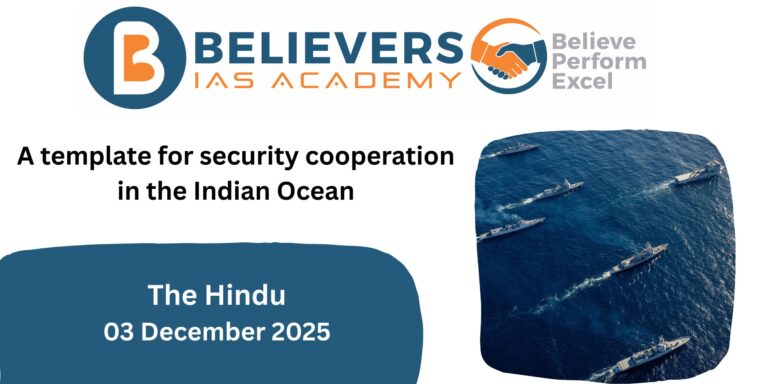 A template for security cooperation in the Indian Ocean