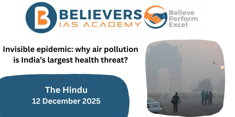 Invisible epidemic: why air pollution is India’s largest health threat?