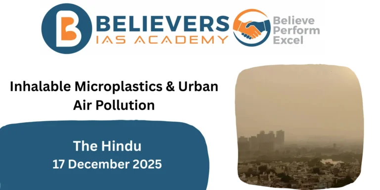 Inhalable Microplastics & Urban Air Pollution