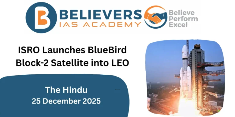 ISRO Launches BlueBird Block-2 Satellite into LEO