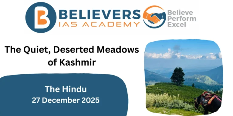 The Quiet, Deserted Meadows of Kashmir