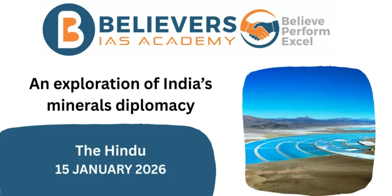 An exploration of India’s minerals diplomacy