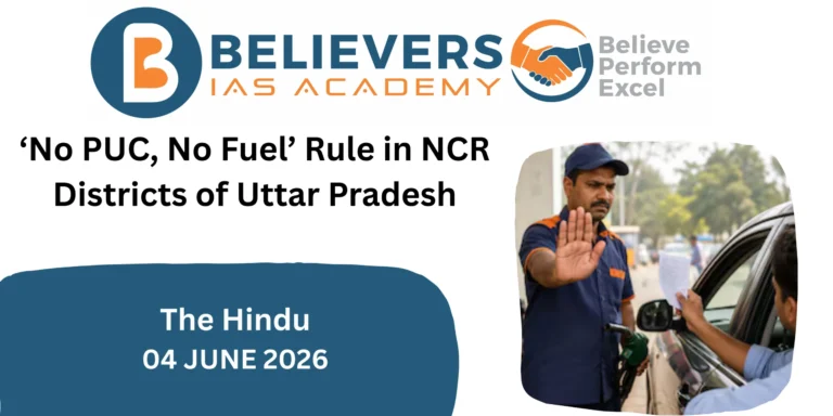 ‘No PUC, No Fuel’ Rule in NCR Districts of Uttar Pradesh