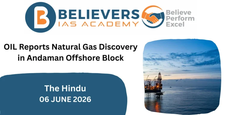 OIL Reports Natural Gas Discovery in Andaman Offshore Block