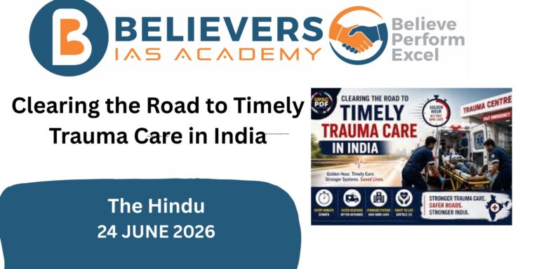 Clearing the Road to Timely Trauma Care in India