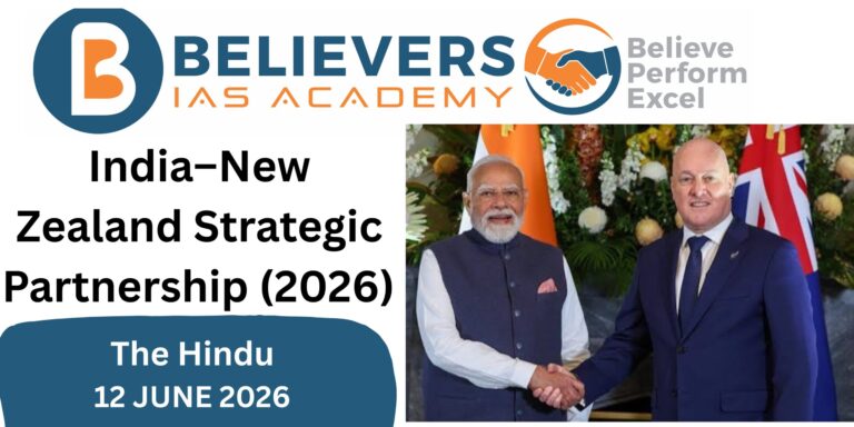 India–New Zealand Strategic Partnership (2026) 