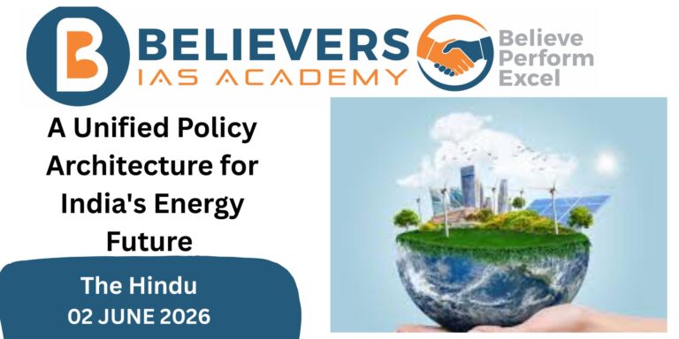 A Unified Policy Architecture for India’s Energy Future