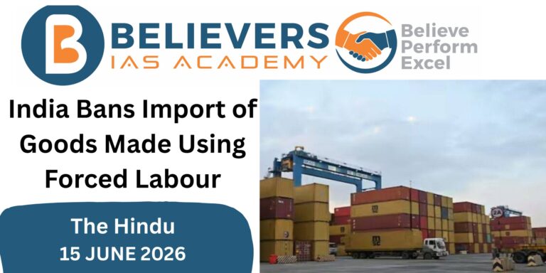 India Bans Import of Goods Made Using Forced Labour