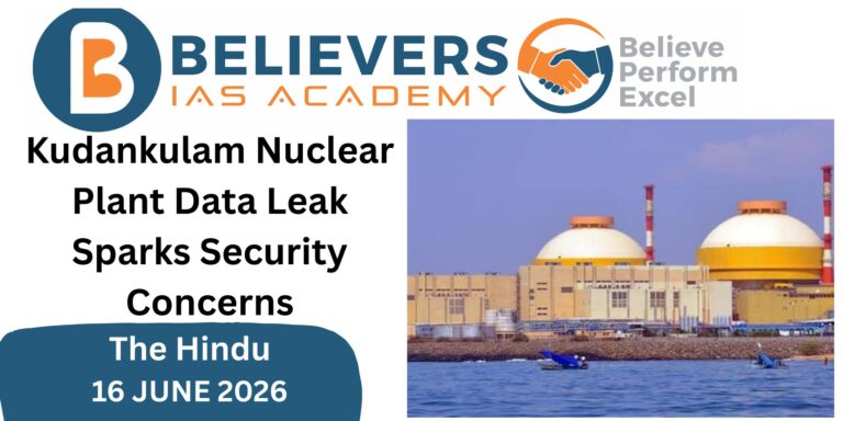 Kudankulam Nuclear Plant Data Leak Sparks Security Concerns