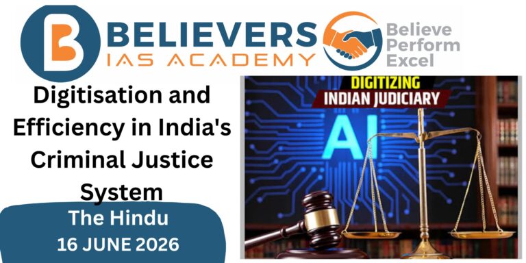 Digitisation and Efficiency in India’s Criminal Justice System