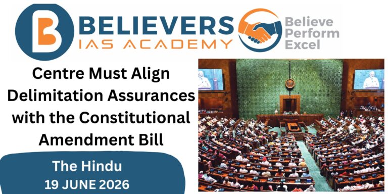 Centre Must Align Delimitation Assurances with the Constitutional Amendment Bill