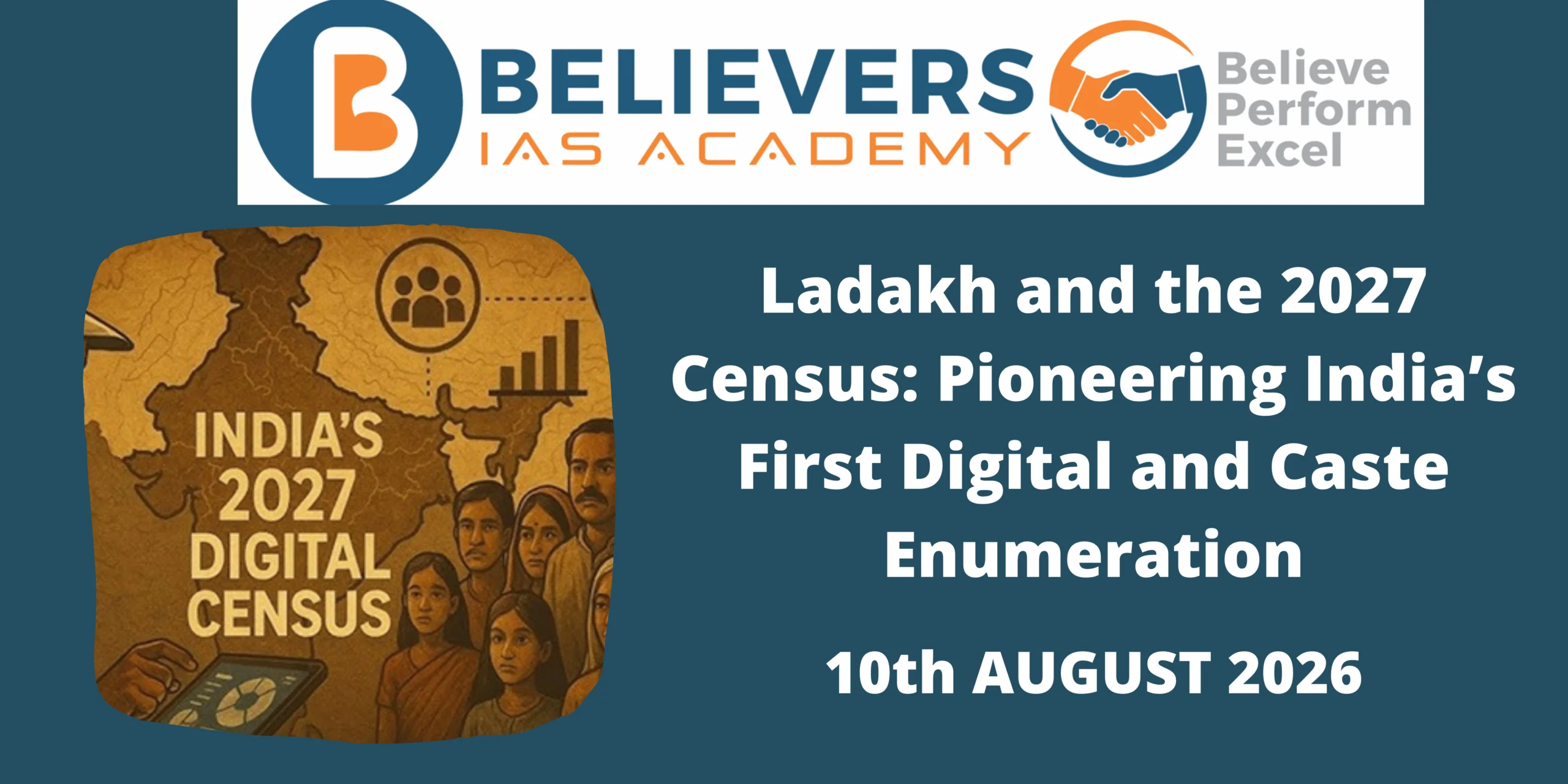 Ladakh and the 2027 Census: Pioneering India’s First Digital and Caste Enumeration