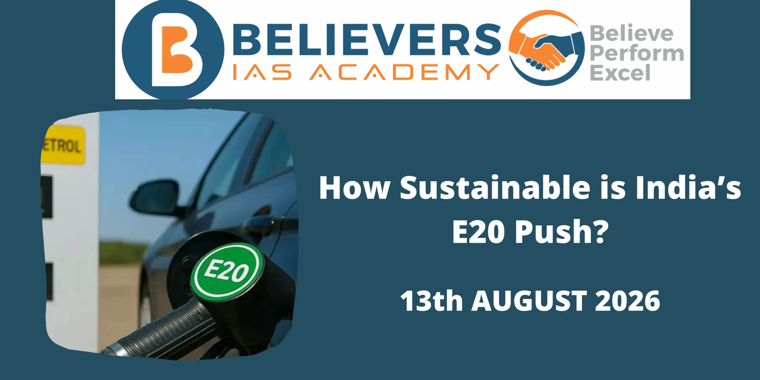 How Sustainable is India’s E20 Push?