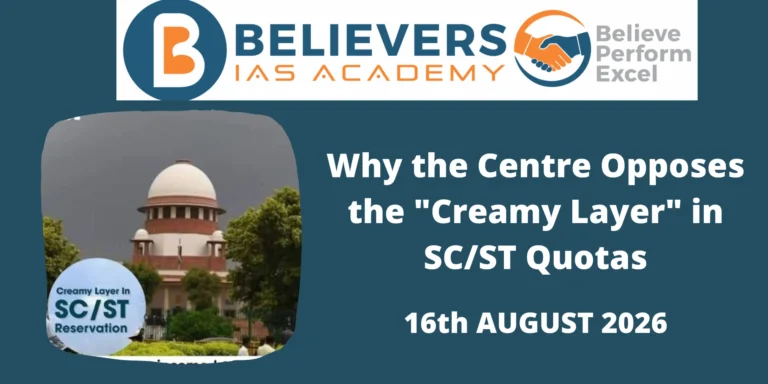 Why the Centre Opposes the "Creamy Layer" in SC/ST Quotas