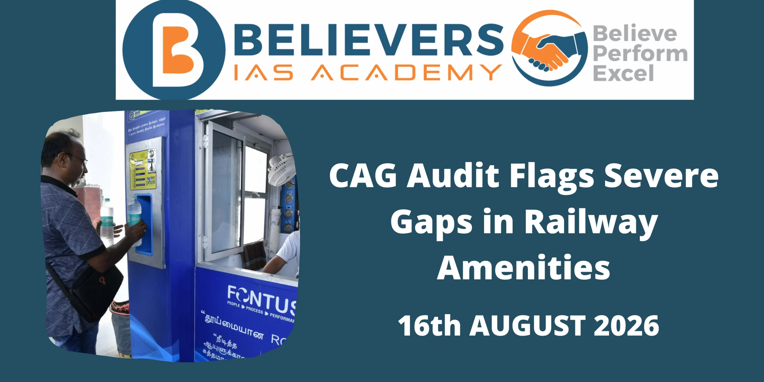 CAG Audit Flags Severe Gaps in Railway Amenities