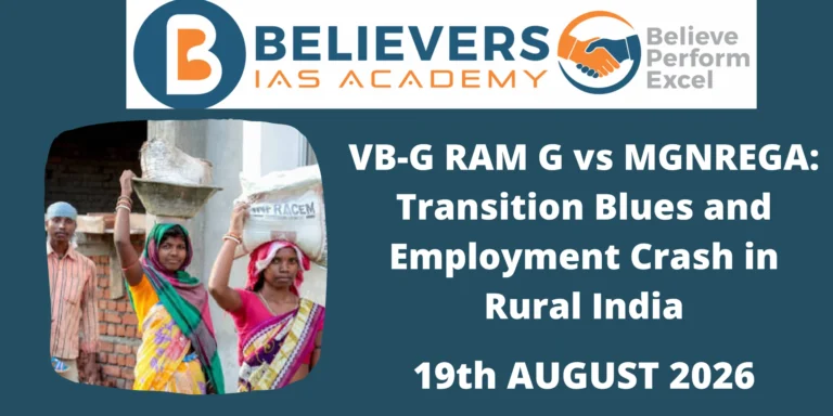 VB-G RAM G vs MGNREGA: Transition Blues and Employment Crash in Rural India