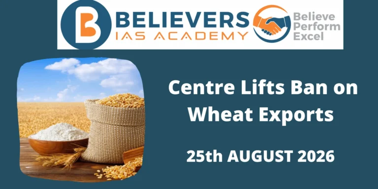 Centre Lifts Ban on Wheat Exports